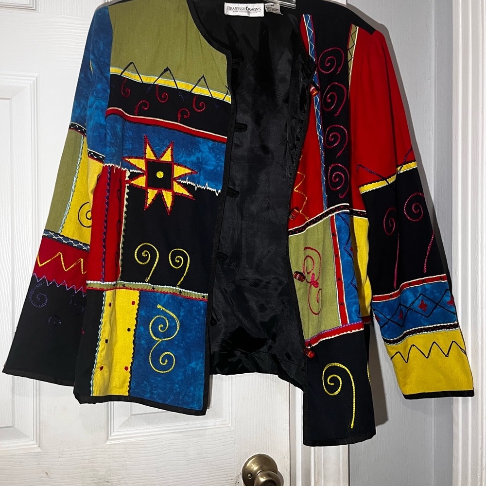 Colorful Patchwork Jacket - image 4